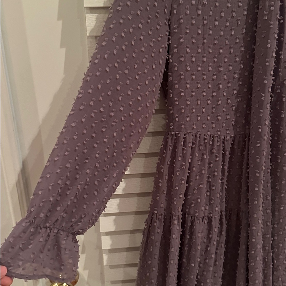 Dainty Jewells Lavender Long Sleeve Dress - Picture 2 of 6